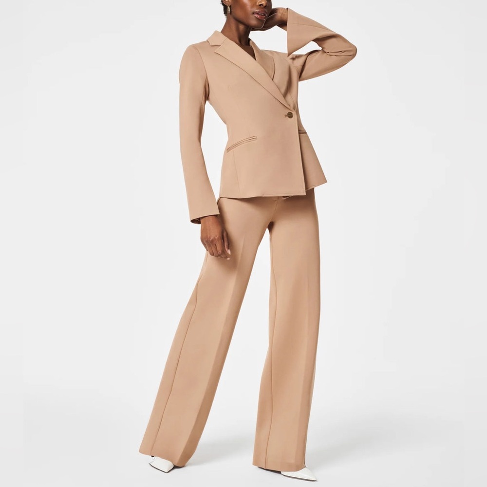 SPANX Tan Blazer Suit Jacket